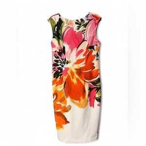 Vibrant Floral Midi Dress